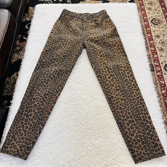 Fendi Leopard Print Pants - Brown and Black - Picture 10 of 10